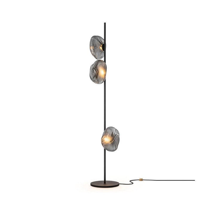 Glass Mesh Petals Floor Lamp-DWHOME