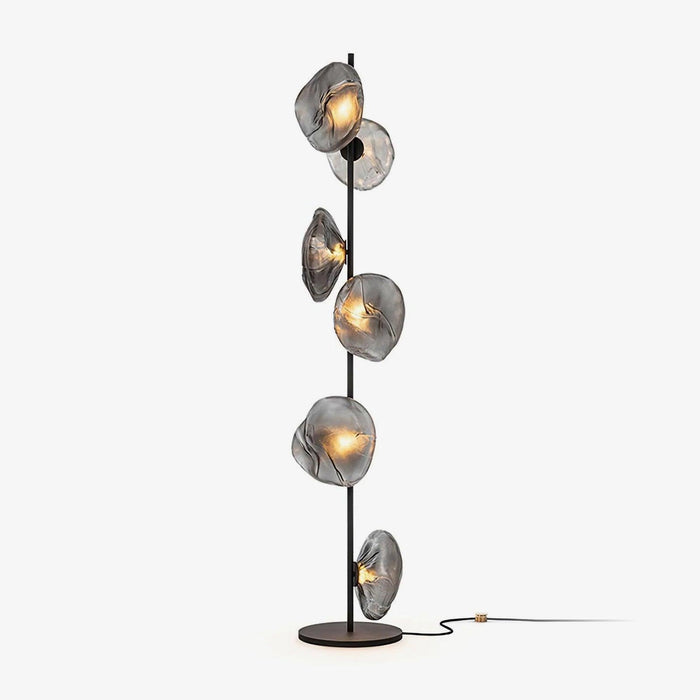 Glass Mesh Petals Floor Lamp-DWHOME