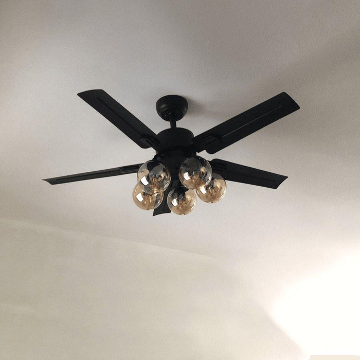 Black Vintage Ceiling Fan - DWHOME