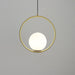 Mila Brass Pendant Light-DWHOME