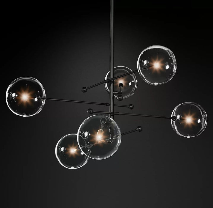 Glass Globe Mobile Chandelier - DWHOME
