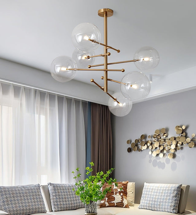 Glass Globe Mobile Chandelier - DWHOME