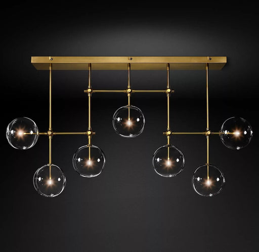 Glass Globe Mobile Chandelier-DWHOME