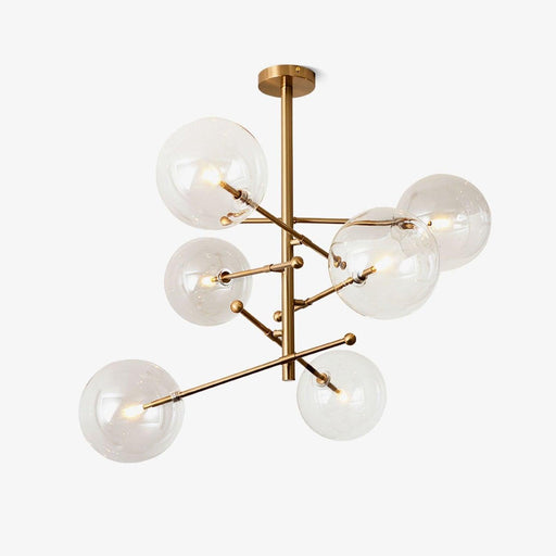 Glass Globe Mobile Chandelier-DWHOME