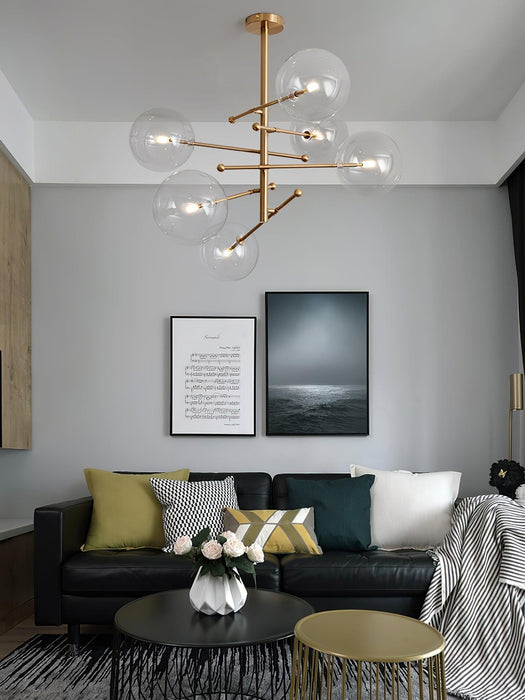 Glass Globe Mobile Chandelier - DWHOME