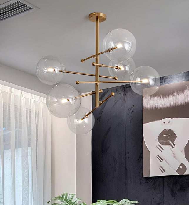 Glass Globe Mobile Chandelier - DWHOME