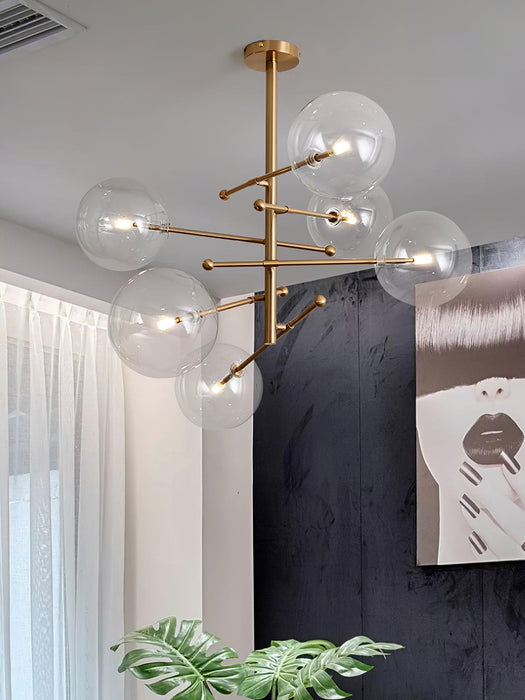 Glass Globe Mobile Chandelier - DWHOME