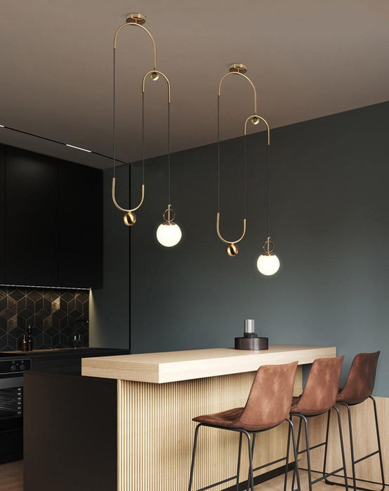 Glass Ball Pendant Lamp-DWHOME
