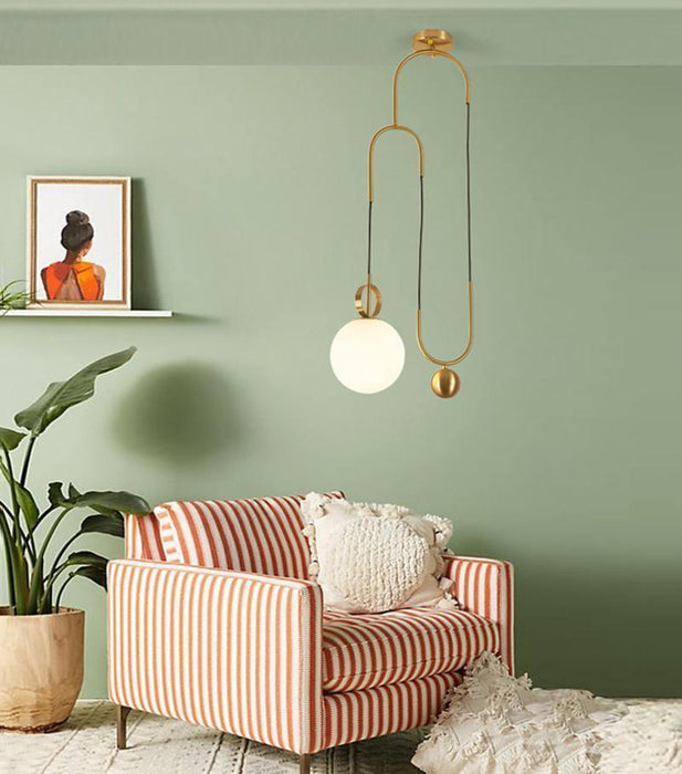 Glass Ball Pendant Lamp-DWHOME