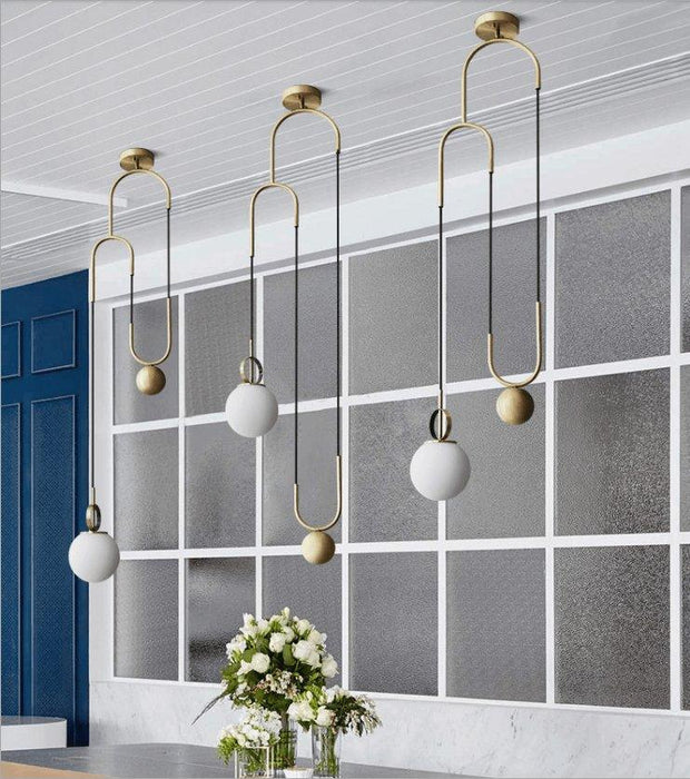 Glass Ball Pendant Lamp-DWHOME