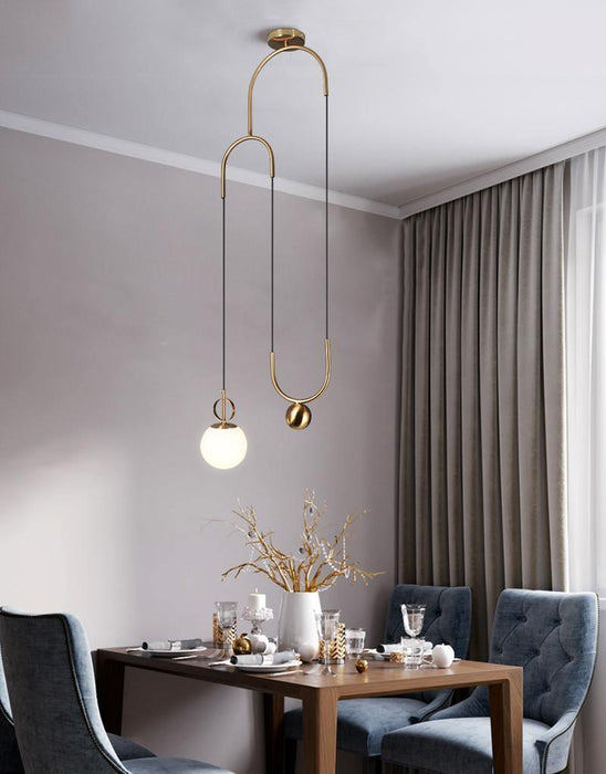 Glass Ball Pendant Lamp-DWHOME