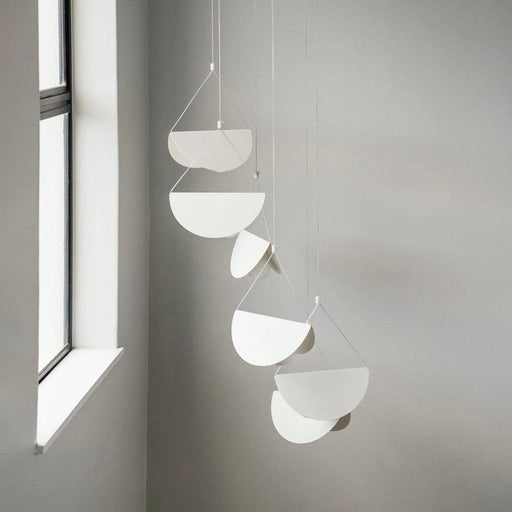 White Glider Minimalist Line Pendant Light-DWHOME