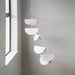 White Glider Minimalist Line Pendant Light - DWHOME