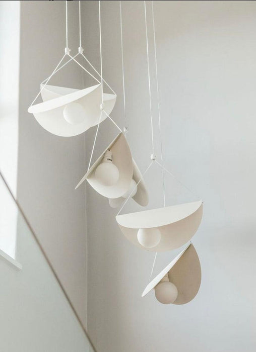 White Glider Minimalist Line Pendant Light - DWHOME