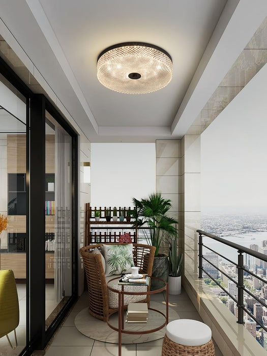 Glimmering Striped Ceiling Light-DWHOME