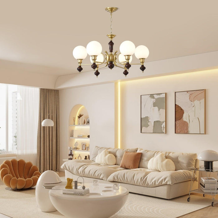 Globe Orb Chandelier-DWHOME