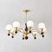 Globe Orb Wood Chandelier-DWHOME