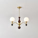 Globe Orb Wood Chandelier-DWHOME