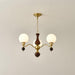 Globe Orb Wood Chandelier-DWHOME