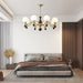 Globe Orb Wood Chandelier-DWHOME
