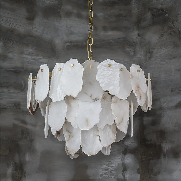 Gloire Alabaster Chandelier-DWHOME