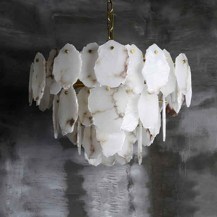 Gloire Alabaster Chandelier-DWHOME