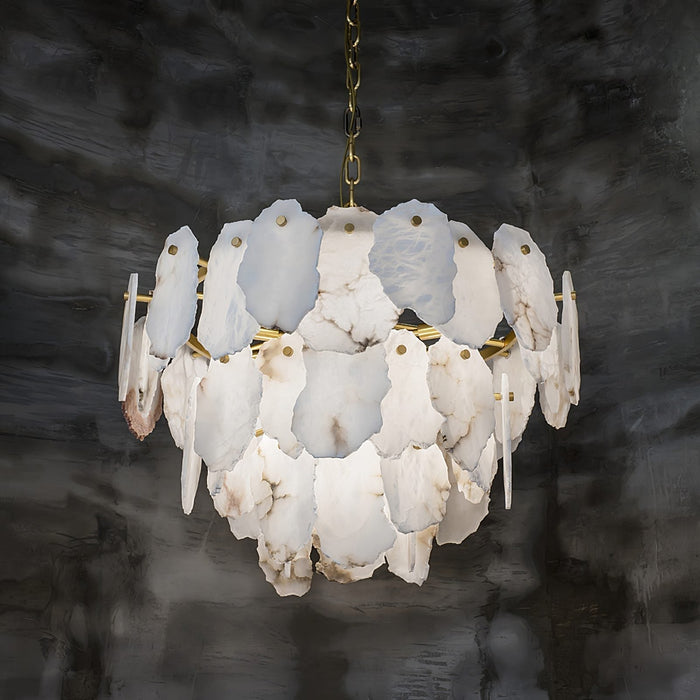 Gloire Alabaster Chandelier-DWHOME