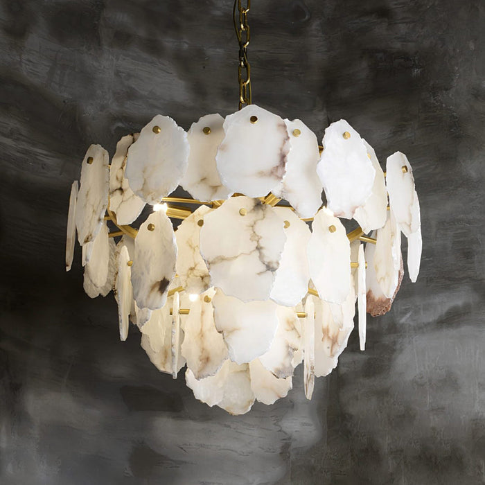 Gloire Alabaster Chandelier-DWHOME