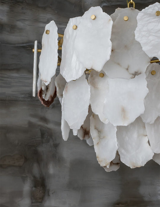 Gloire Alabaster Chandelier-DWHOME