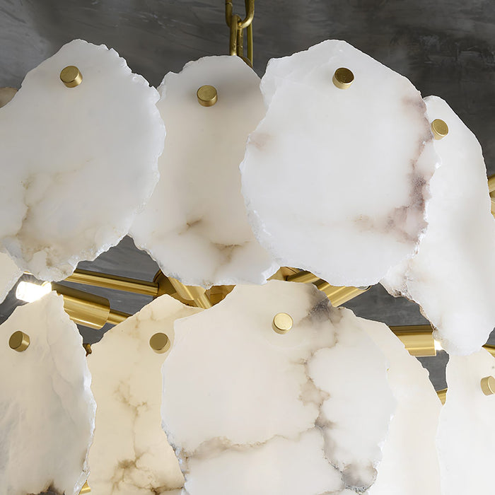 Gloire Alabaster Chandelier-DWHOME