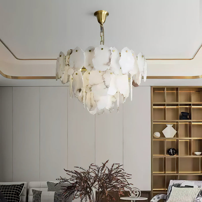 Gloire Alabaster Chandelier-DWHOME