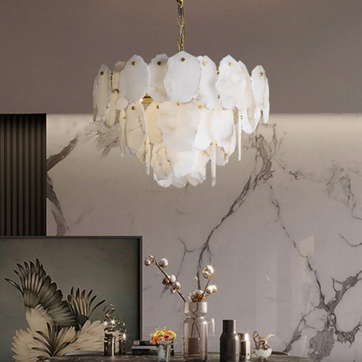 Gloire Alabaster Chandelier-DWHOME