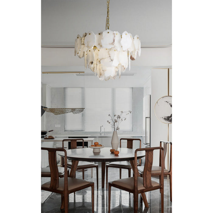 Gloire Alabaster Chandelier-DWHOME