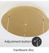 Gold Acrylic Flower Led Chandelier For Stairwell, Staircase-DWHOME