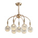 Gold Bubble Glass Pendant Light - Flush Mount Chandelier-DWHOME