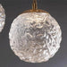 Gold Bubble Glass Pendant Light - Flush Mount Chandelier-DWHOME