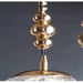 Gold Bubble Glass Pendant Light - Flush Mount Chandelier-DWHOME