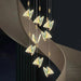 Gold Butterfly Led Chandelier for Staircase&Foyer&Living Room-DWHOME