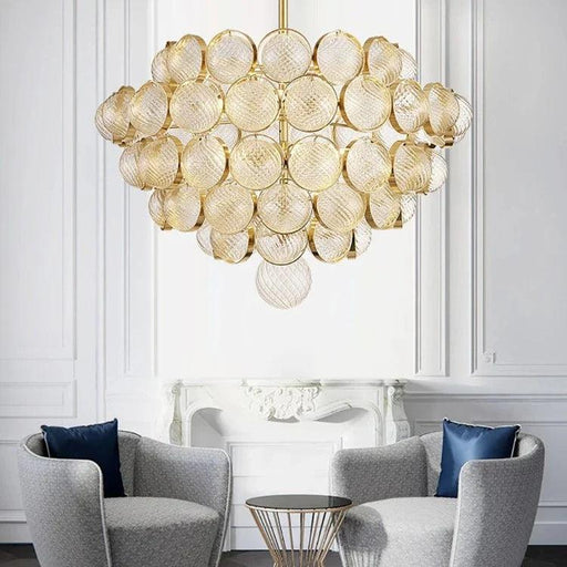Gold Clear Glass Globe Pendant Light - DWHOME