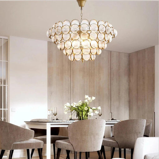 Gold Clear Glass Globe Pendant Light - DWHOME