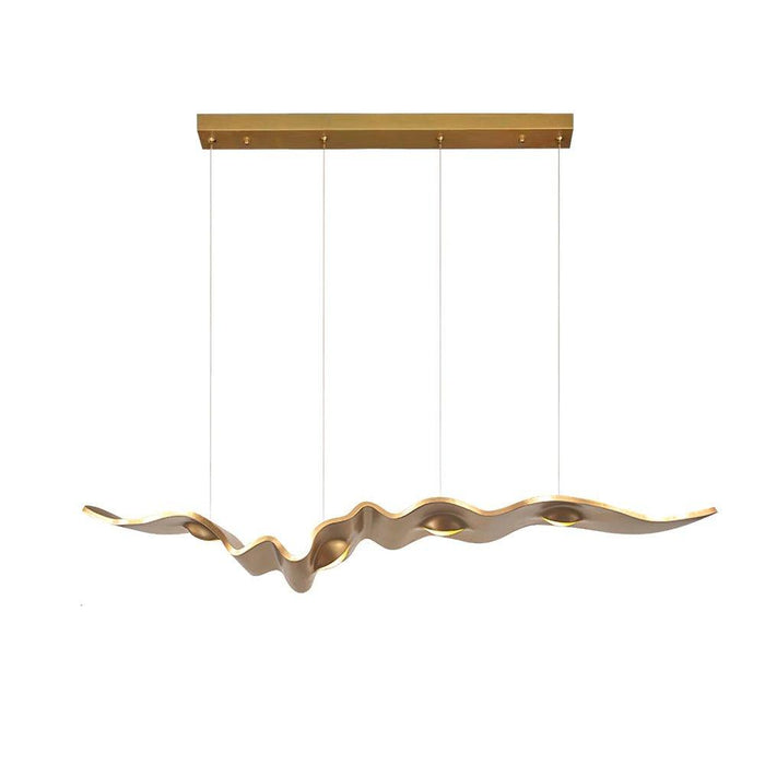 Gold Ribbon Chandelier-DWHOME