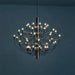 Gino Sarfatti Style Led Pendant Chandelier Black/Silver/Gold - DWHOME