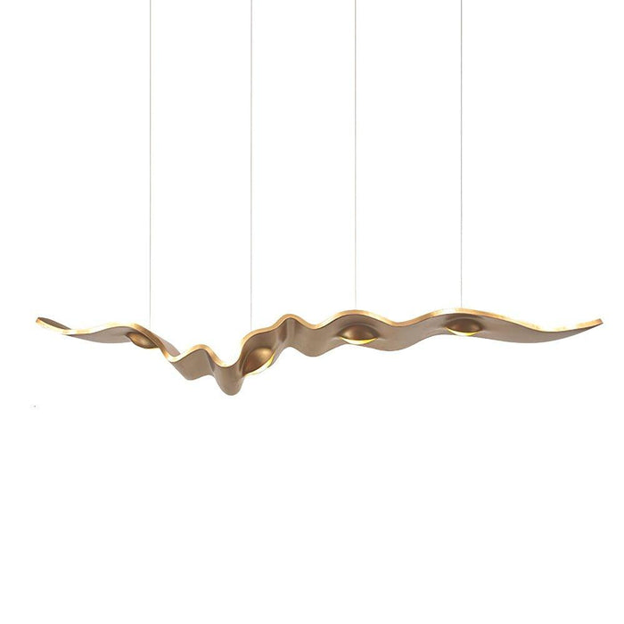 Gold Ribbon Chandelier-DWHOME