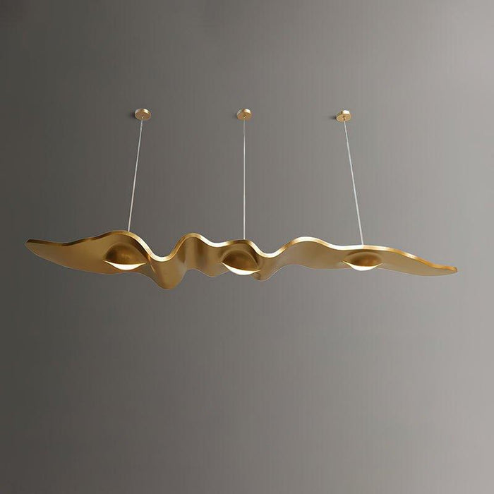 Gold Ribbon Chandelier-DWHOME