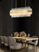 Gold & Clear Rod Chandelier-DWHOME