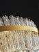 Gold & Clear Rod Chandelier-DWHOME