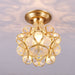 Golden Bloom Ceiling Light-DWHOME