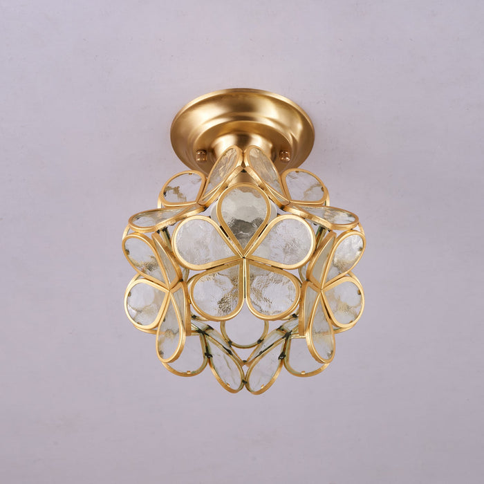 Golden Bloom Ceiling Light-DWHOME