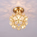 Golden Bloom Ceiling Light-DWHOME