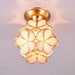 Golden Bloom Ceiling Light-DWHOME